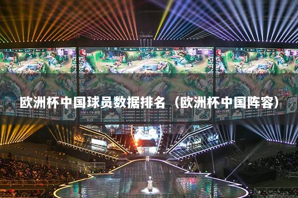 欧洲杯中国球员数据排名（欧洲杯中国阵容）