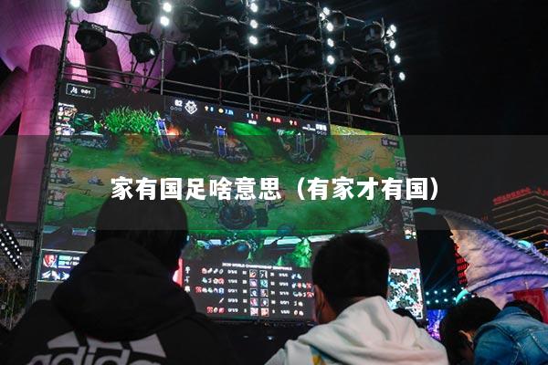 家有国足啥意思（有家才有国）