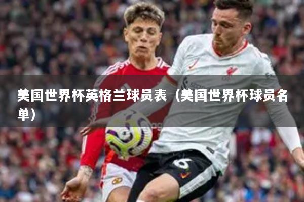 美国世界杯英格兰球员表（美国世界杯球员名单）