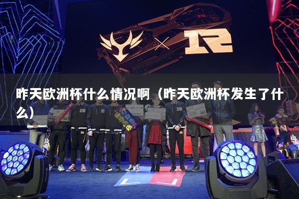 昨天欧洲杯什么情况啊（昨天欧洲杯发生了什么）